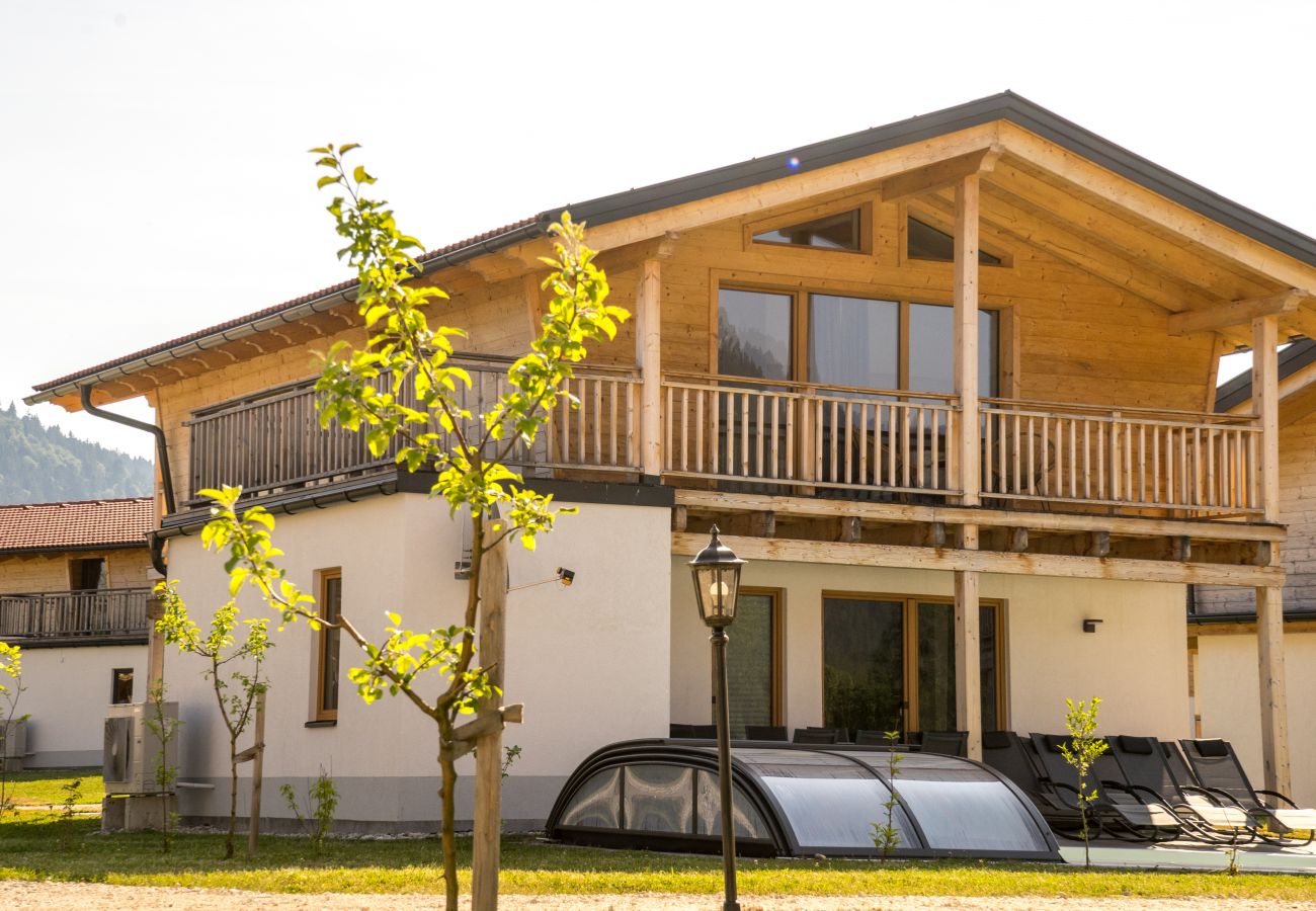 Huis in Inzell - Chalet met sauna & zomerbad voor 10 personen
