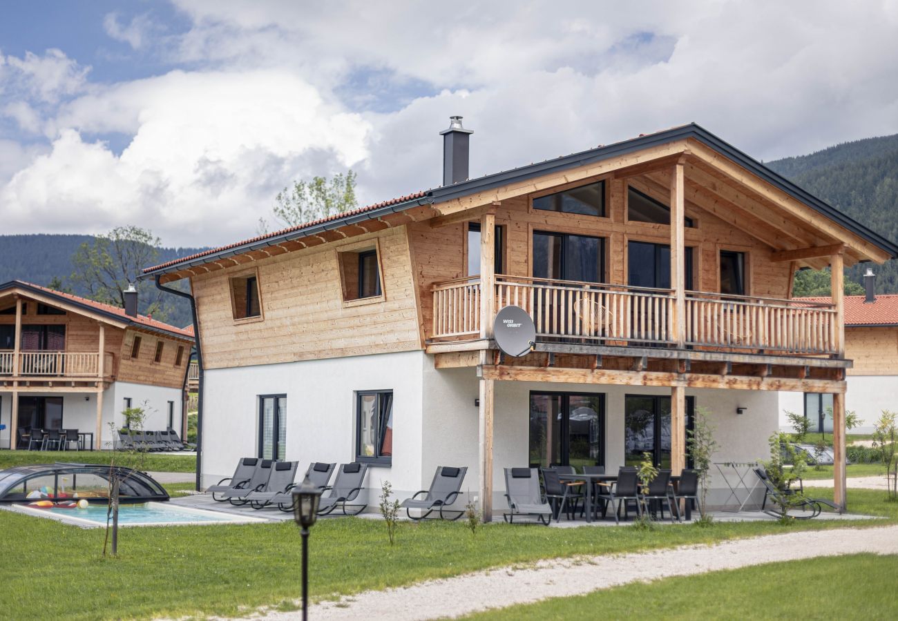 Huis in Inzell - Chalet met sauna & zomerbad voor 8 personen